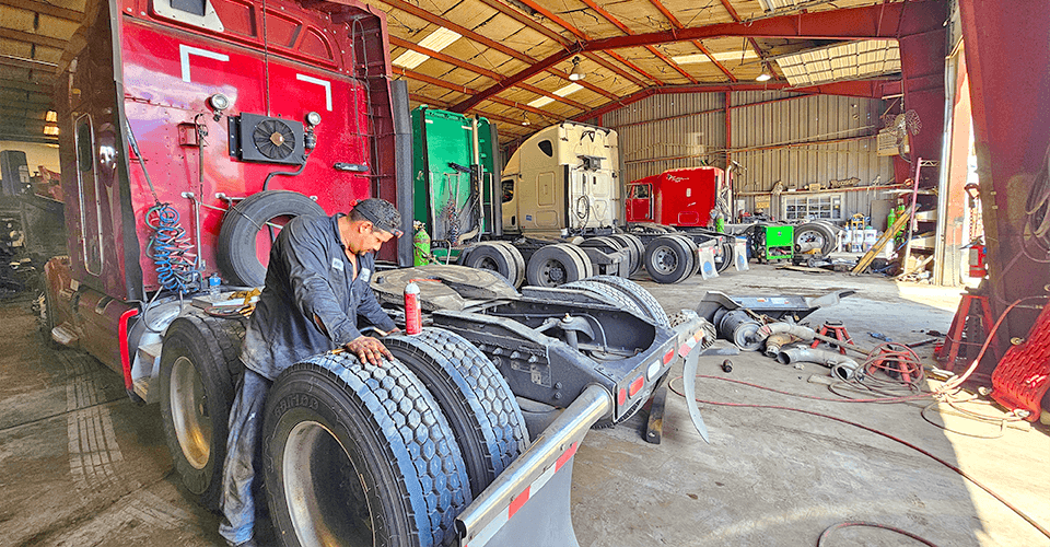 Semi-Truck Air Leak Repair