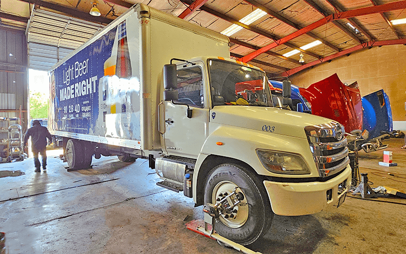 box truck alignment